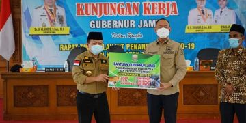 Gubernur Al Haris Berkordinasi Aktif Dengan Tim Satgas Covid Tebo