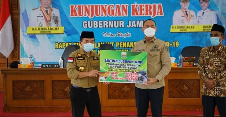 Gubernur Al Haris Berkordinasi Aktif Dengan Tim Satgas Covid Tebo