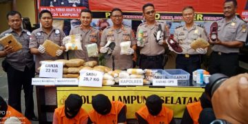 28 Kg Narkoba Berhasil Disita di Pelabuhan Bakauheni