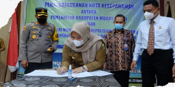 Bupati Masnah Lakukan Penandatanganan Nota Kesepahaman Dengan Kejari Muaro Jambi