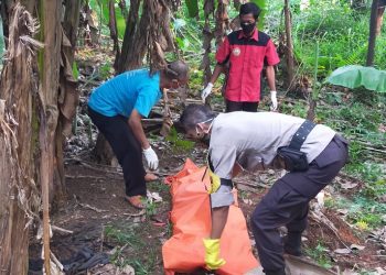 Warga Cisauk Geger Penemuan Mayat di Kebun Pisang