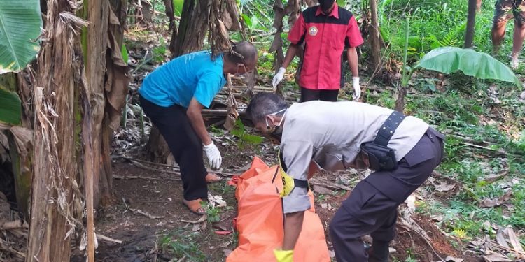 Warga Cisauk Geger Penemuan Mayat di Kebun Pisang