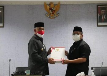 Ketua DPRD Kota Jambi Pimpin Paripurna Penyampaian Laporan Hasil Kerja Banggar