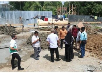 Komisi III DPRD Kota Turlap Tinjau Pembangunan di RS Abdurrahman Soyoeti dan Puskesmas Olak Kemang