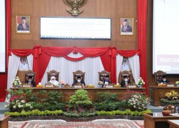 DPRD Muaro Jambi Rapat Paripurna Istimewa Mendengarkan Pidato Kenegaraan Presiden RI