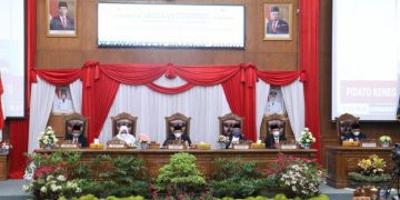 DPRD Muaro Jambi Rapat Paripurna Istimewa Mendengarkan Pidato Kenegaraan Presiden RI