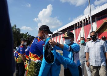 Gubernur Lepas 101 Atlet Perwakilan Provinsi Jambi di PON XX Ke-20 di Papua