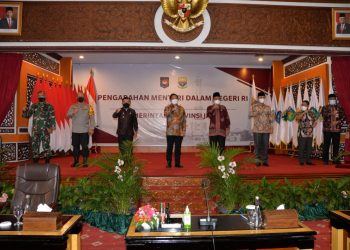 Gubernur Al Haris Mendapat Apresiasi Dari Mendagri Atas Penanganan Covid-19 di Jambi.