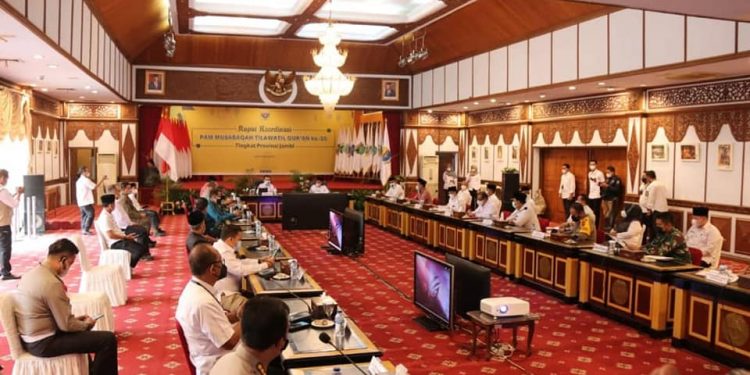 Pelaksanaan MTQ Ke 50, Gubernur Al Haris Perketat Protokol Kesehatan