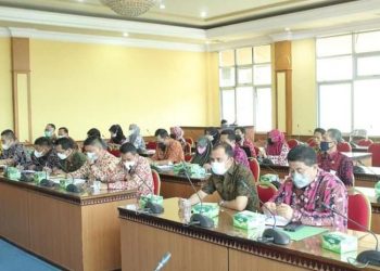 Fadhil Arief Pimpin Rakor MCP KPK RI dengan OPD di Linkup Pemda Batanghari