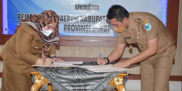 Pemkab Batanghari dan Muaro Jambi Jalin Kerja Sama Peningkatan Mutu Layanan Publik