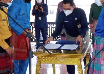 Wabup Bakhtiar Lantik Pejabat administrator dan pengawas Eselon III dan IV