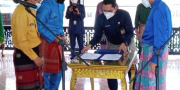Wabup Bakhtiar Lantik Pejabat administrator dan pengawas Eselon III dan IV