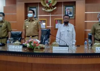 Bupati Fadhil Arief Hadiri Sosialisasi Perbup 48 Tahun 2021