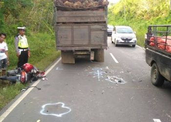 Nahas” Mobil Tanki Tabrak Motor, Pelajar SMA 2 Sarolangun Meninggal Ditempat