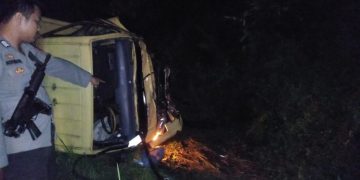 Tragedi Kecelakaan, Tabrakan di Bungo Sopir dan 4 Penumpang Tewas Di TKP