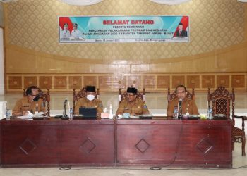 Bupati Pimpin Rapat Percepatan Pelaksanaan Program Tahun 2022