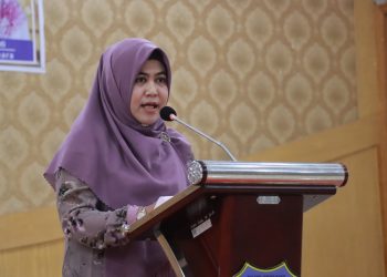 Ketua PKK Hadiri peringatan Isra Miraj Organisasi Kartini Tanjab Barat Bergerak