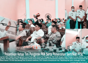 Bupati Batanghari Hadiri Pelantikan Ketua TP-PKK Wilayah Bajubang