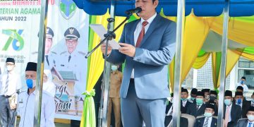 Bupati Batanghari Pimpin Upacara HAB Ke-76 