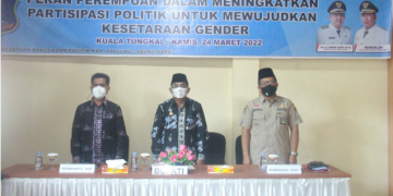 Bupati Anwar Sadat Hadiri Sosialisasi Pendidikan Politik Bagi Perempuan di Tanjab Barat
