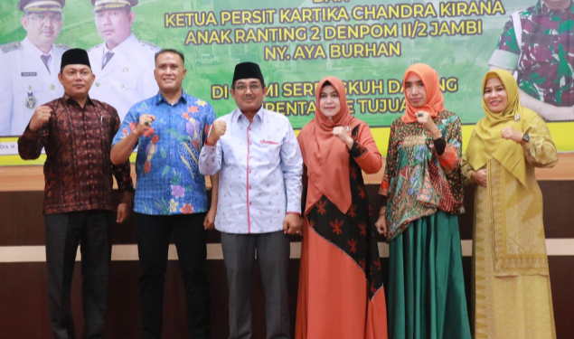 Pemkab Tanjab Barat Silaturahmi Dengan Dandenpom II/2 Jambi