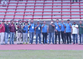 Sekda Hadir Beri Dukungan Pertandingan Laga PS Muaro Jambi Vs PS Sungai Penuh