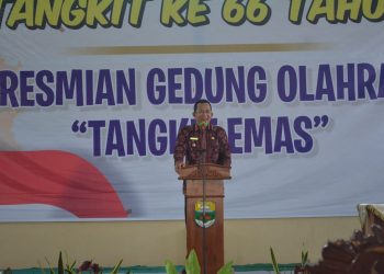 Wabup BBS Hadiri Peringatan HUT Ke-66 Desa Tangkit