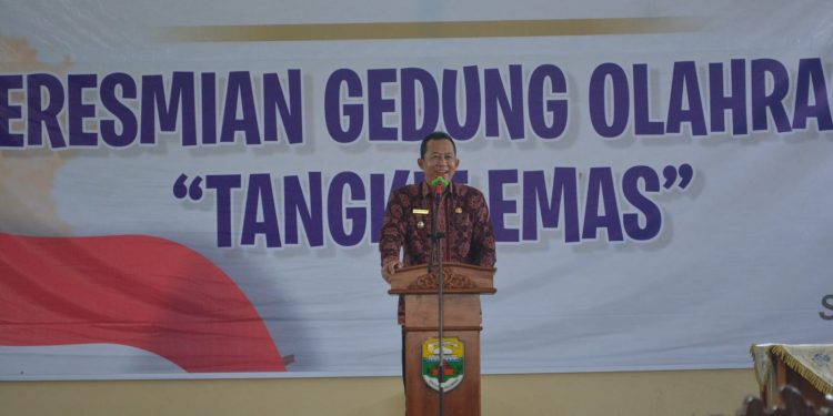 Wabup BBS Hadiri Peringatan HUT Ke-66 Desa Tangkit