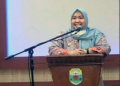 Bupati Masnah Lepas Secara Langsung Tim Sepak Bola Ikuti Piala Gubenur Cup 2022