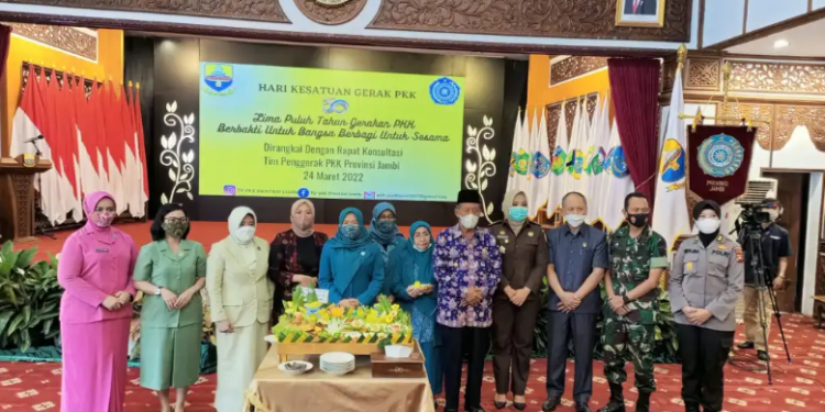 Wakil Gubernu Jambi Abdullah Sani Berharap Kader PKK Lebih Kreatif dan Inovatif