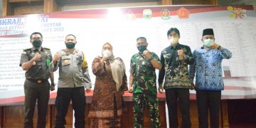 Bupati Masnah Hadiri Deklarasi Ikrar Damai Pilkades Serentak Gelombang I