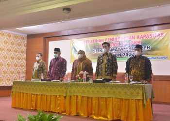 Bupati Masnah Buka Secara Resmi Pelatihan Peningkatan BPD dan TP-PKK Se-Kecamatan Kumpeh Tahun 2022