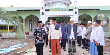 Wabup Tanjab Barat Bersama Tim Safari Ramadhan Kunjungi Desa Pasar Senin