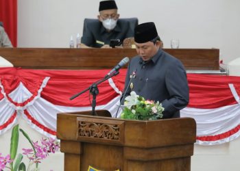 Wabup Hairan Hadiri Rapat Paripurna Ketiga DPRD Tanjab Barat
