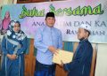 Wabup Hairan Gelar Silaturahmi dan Berikan Santunan