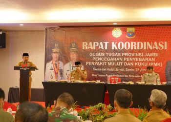 Gubernur Al Haris Minta Tim Gugus Tugas Gerak Cepat Tangani PMK