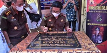 Kajati Jambi Resmikan RJ di Desa Olak, Muaro Bulian
