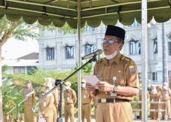 Wagub Jambi Pimpin Upacara Peningkatan Nasionalisme dan Kedisiplinan ASN