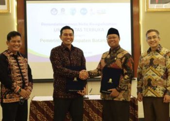 Penandatanganan Kesepakatan Bersama UT dengan Pemerintah Kabupaten Batanghari