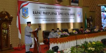 Al Haris Hadiri Sidang Istimewa DPRD Kota Jambi