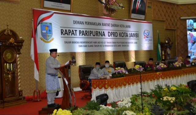 Al Haris Hadiri Sidang Istimewa DPRD Kota Jambi