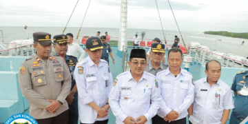 Bupati UAS Berharap Kehadiran Kapal Citra Nusantara Dapat Tingkatkan Intensitas Pengiriman Logistik