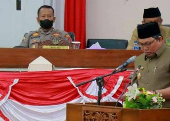 Wabup Tanjab Barat Hadiri Rapat Paripurna Ketiga DPRD