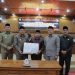 Bupati Tanjab Barat Hadiri Rapurna DPRD dalam Rangka Penetapan PROPEMPERDA Tahun 2023