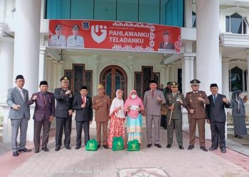 Wakil Bupati Tanjab Barat Pimpin Upacara Peringatan Hari Pahlawan