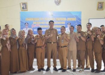 Pj. Bupati Muaro Jambi Audiensi Bersama Perangkat Desa dan Tokoh se Kecamatan Sekernan