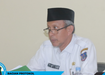 Sekda Tanjab Barat Pimpin Rapat Penetapan dan Penegasan Batas Desa