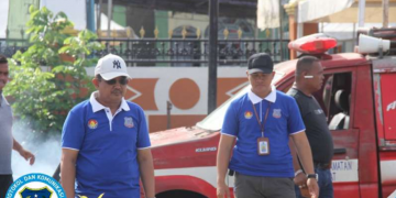 Anwar Sadat Tinjau Kegiatan Gotong Royong ASN dan TKK dalam Rangka Persiapan Haul Syekh Abdul Qadir Al-Jailani.