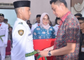 Pj Bupati Kukuhkan Paskibraka Kabupaten Muaro Jambi Tahun 2022